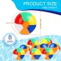 LWMTT 8 Piezas Pelota de Playa Hinchable Pelotas de Agua Inflables Pelota de Piscina para Niños Adultos Pelota de Playa Inflable