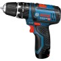 Bosch Professional 12V System GSB 12V-15 - Taladro percutor a batería (30 Nm, 1300 rpm, 2 baterías x 2.0 Ah, set 39 accesorios,