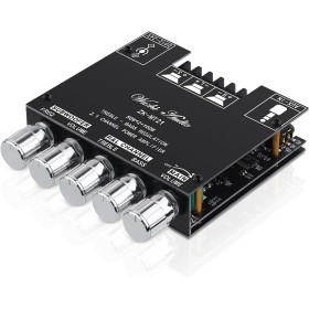Amplificador Hifi Bluetooth ZK-MT21 2.1 Canales Mini Amplificador de Audio Estéreo 50W x 2 +100W Clase D Digital Power Ampfilier