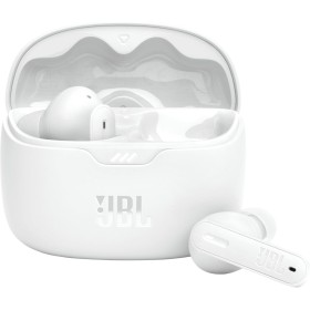 JBL Auriculares Tune Beam In-Ear, inalámbricos, resistentes al agua, cancelación de ruido y tecnología de 4 micrófonos, con