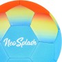 AKTIVE balón fútbol Playa Neopreno Rainbow Neo Splash, 22 cm, diseño Multicolor, Suave y Resistente, Buen Agarre Incluso Mojado,