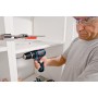 Bosch Professional 12V System GSB 12V-15 - Taladro percutor a batería (30 Nm, 1300 rpm, 2 baterías x 2.0 Ah, set 39 accesorios,