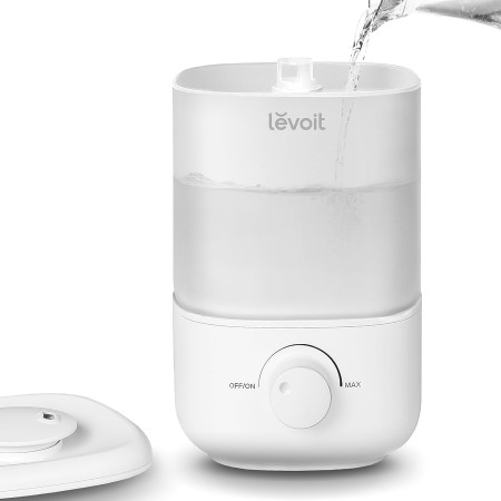 LEVOIT OasisMist 4.5L Humidificador Inteligente, Niebla Caliente & Fría a 45h y 40m² , Modo Auto, Luz Personalizada,