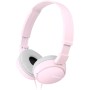 Sony MDR-ZX110APB - Auriculares para smartphone (diadema, mando de control, micrófono, 1000 mW, Android y iPhone), blanco