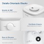 LEVOIT OasisMist 4.5L Humidificador Inteligente, Niebla Caliente & Fría a 45h y 40m² , Modo Auto, Luz Personalizada,