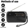 Radio de Portátil, Radios de Transistor Am FM Bolsillo Portátil Funciona con 2 Pilas AA, Radio de Pequeña de Bolsillo Viaje