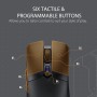 ASUS TUF Gaming M4 Wireless Gaming Mouse, Dual Wireless Modes - Bluetooth/RF 2.4 GHz, 12,000 dpi Optical Sensor, 6 Programmable
