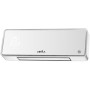 FABRILAMP Split Cerámico Invierno 2000W Blanco Cristal 2potencias 3funciones PTC De Seg.remoto Temporiz.18,7x53,8x12,3cm Mando a
