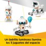 LEGO Creator 3 en 1 Robot Espacial Transformable en Maqueta de Cohete de Juguete y Figura de Perro, Juego de Ciencia, Regalo