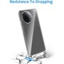 CAUHENYEE Funda para HMD Skyline con 2 Protectores de Pantalla de Cristal Templado, Funda Transparente de Silicona TPU Suave, a