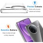 CAUHENYEE Funda para HMD Skyline con 2 Protectores de Pantalla de Cristal Templado, Funda Transparente de Silicona TPU Suave, a