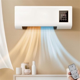 Mini aire acondicionado montado en la pared con control remoto, aire acondicionado portátil para dormitorio, sala de estar y