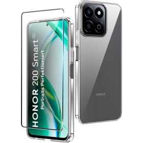 CAUHENYEE Funda para Honor 200 Smart 5G Carcasa, con 1 Protector de Pantalla de Vidrio Templado, Funda Fina y Suave en TPU
