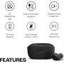JBL Wave Buds, auriculares inalámbricos In-Ear con resistencia al agua IP54 e IPX2, bajos potentes y 32 horas de duración de la