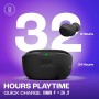JBL Wave Buds, auriculares inalámbricos In-Ear con resistencia al agua IP54 e IPX2, bajos potentes y 32 horas de duración de la