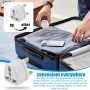Convertidor De Enchufe Para Viajes- Adaptador De Enchufe Internacional | Adaptador De Enchufe De Cargador De Pared De Cobre Para