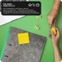Netuno 10x Ekobox Archivador de Mármol color verde de 2 anillas 10 unidades 7,5 cm tamaño A4 de cartón para oficina estanterías