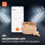 JBL Wave Beam, auriculares inalámbricos In-Ear, IP54 e IPX2, manos libres y 32 horas de duración de la batería, en negro