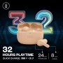 JBL Wave Beam, auriculares inalámbricos In-Ear, IP54 e IPX2, manos libres y 32 horas de duración de la batería, en negro
