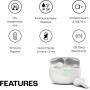 JBL Wave Beam, auriculares inalámbricos In-Ear, IP54 e IPX2, manos libres y 32 horas de duración de la batería, en negro