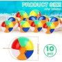 LWMTT 10 Piezas Pelota de Playa Hinchable Pelotas de Agua Inflables Pelota de Piscina para Niños Adultos Pelota de Playa