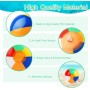 LWMTT 10 Piezas Pelota de Playa Hinchable Pelotas de Agua Inflables Pelota de Piscina para Niños Adultos Pelota de Playa