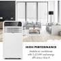 Klarstein Metrobreeze New York Smart 12k Aire Acondicionado Portátil - 12000 BTU, 35-59 m², Control App & Alexa, Ventilador &