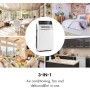 Klarstein Metrobreeze New York Smart 12k Aire Acondicionado Portátil - 12000 BTU, 35-59 m², Control App & Alexa, Ventilador &