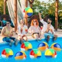 LWMTT 10 Piezas Pelota de Playa Hinchable Pelotas de Agua Inflables Pelota de Piscina para Niños Adultos Pelota de Playa