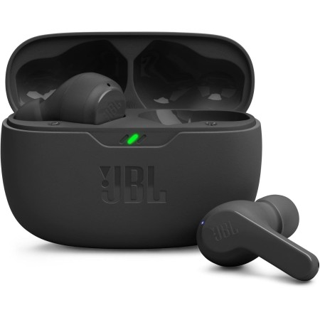 JBL Wave Beam, auriculares inalámbricos In-Ear, IP54 e IPX2, manos libres y 32 horas de duración de la batería, en beige