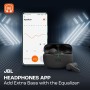JBL Wave Beam, auriculares inalámbricos In-Ear, IP54 e IPX2, manos libres y 32 horas de duración de la batería, en beige