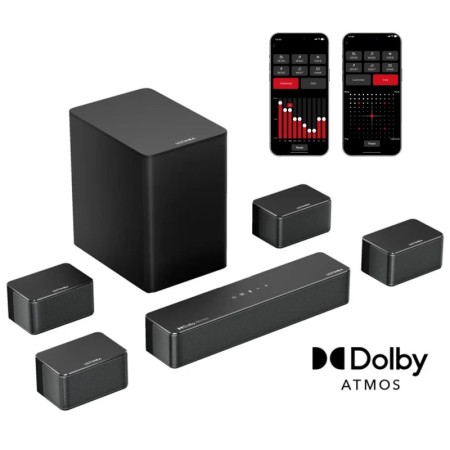 Barra de sonido ULTIMEA de 460W y 7,1 canales con Control Dolby Atmos 