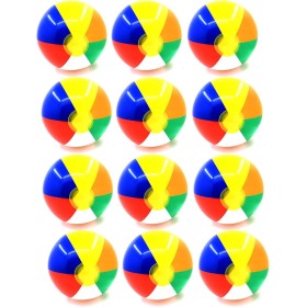 Xrten 12 Pcs Pelota de playa niños, pelota hinchable 30 cm para la piscina playa ect