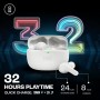JBL Wave Beam, auriculares inalámbricos In-Ear, IP54 e IPX2, manos libres y 32 horas de duración de la batería, en blanco