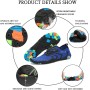 SAGUARO Escarpines Hombre Mujer Zapatillas de Agua Antideslizantes Zapatos de Agua Secado Rápido Zapatillas Playa Calzado para