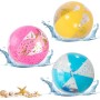 LUMOOM 3 Piezas, Bola De Agua Brillante Inflable, Bola Gigante Inflable para Playa, Pelota De Piscina para Fiestas, Pelotas De