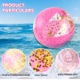 LUMOOM 3 Piezas, Bola De Agua Brillante Inflable, Bola Gigante Inflable para Playa, Pelota De Piscina para Fiestas, Pelotas De