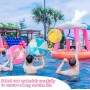 LUMOOM 3 Piezas, Bola De Agua Brillante Inflable, Bola Gigante Inflable para Playa, Pelota De Piscina para Fiestas, Pelotas De
