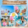 LUMOOM 3 Piezas, Bola De Agua Brillante Inflable, Bola Gigante Inflable para Playa, Pelota De Piscina para Fiestas, Pelotas De