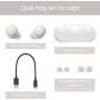 Sony WF-C500 - Auriculares "True Wireless", Hasta 20 horas de autonomía con funda de carga, Compatible con Voice Assistant,