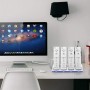 CICMOD Base de Carga 4 Baterías Recargables para Wii Control Remoto Capacidad 2800mAh, Blanco