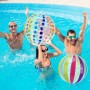 Quuylin Pelota de Playa Hinchable,2 Piezas Rayas coloridas Pelotas de Playa,40cm Pelota Hinchable,Verano Pelotas de Playa