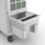 Olimpia Splendid, Peler 4T Enfriador Evaporativo, 4 Litros, Purificador de Aire, Refrigeración, Ventilación, Pantalla Táctil,