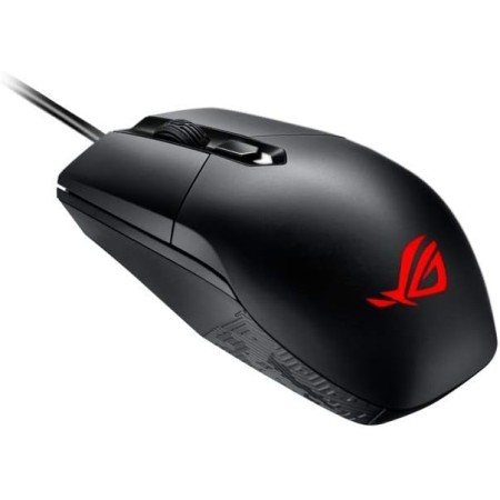 ASUS ROG Strix Impact III - Ratón Gaming Semi-Ambidiestro, Ligero, Sensor 12000 dpi, 5 Botones Programables, Interruptores