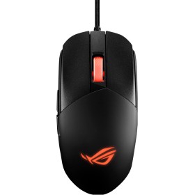 ASUS ROG Strix Impact III - Ratón Gaming Semi-Ambidiestro, Ligero, Sensor 12000 dpi, 5 Botones Programables, Interruptores