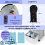 Klarstein Aire Acondicionado Portatil 3 en 1, Climatizador de Aire 90 W Silencioso, Pinguino Modo Noche con Humidificador y