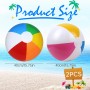 2 Pelota Playa,Pelota Hinchable Juguetes,40cm Pelotas Gigantes,Inflables Pelotas de Playa,Colores de Verano,Vacaciones,Piscina