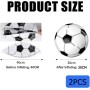 Pelotas de Playa Inflables, 2 Piezas Balones Deportivos inflables Gigantes, Balón de fútbol Inflable Grande, Gigante Pelota de