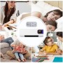 Aire Acondicionado De Pared, Aire Acondicionado Split Con Control Remoto, 2000W Enfriador Portatile, Refrigeración Y Calefacción