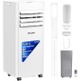 Lovewind Aire Acondicionado Portátil 9000 BTU (Eco R290),Silencioso 52 dB,Climatizador Portátil con Mando a Distancia,4 en 1